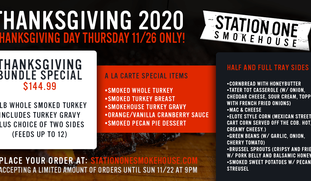 SOLD OUT: Thanksgiving 2020