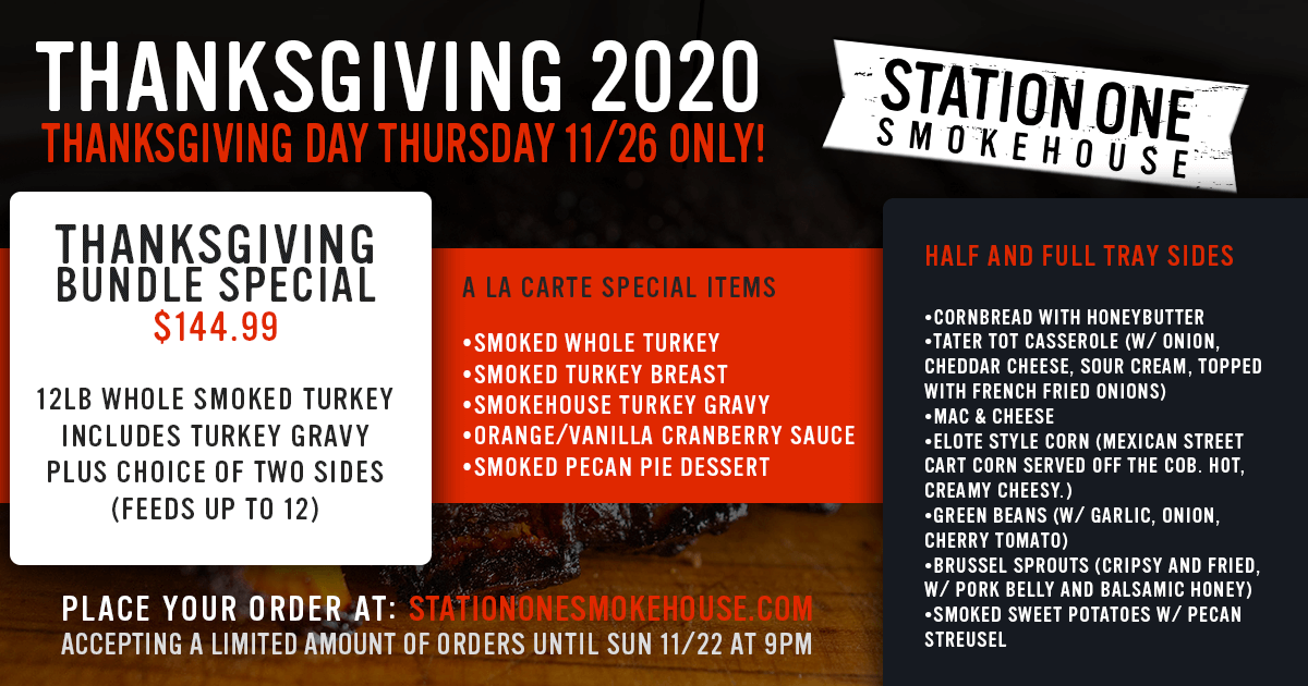 SOLD OUT: Thanksgiving 2020
