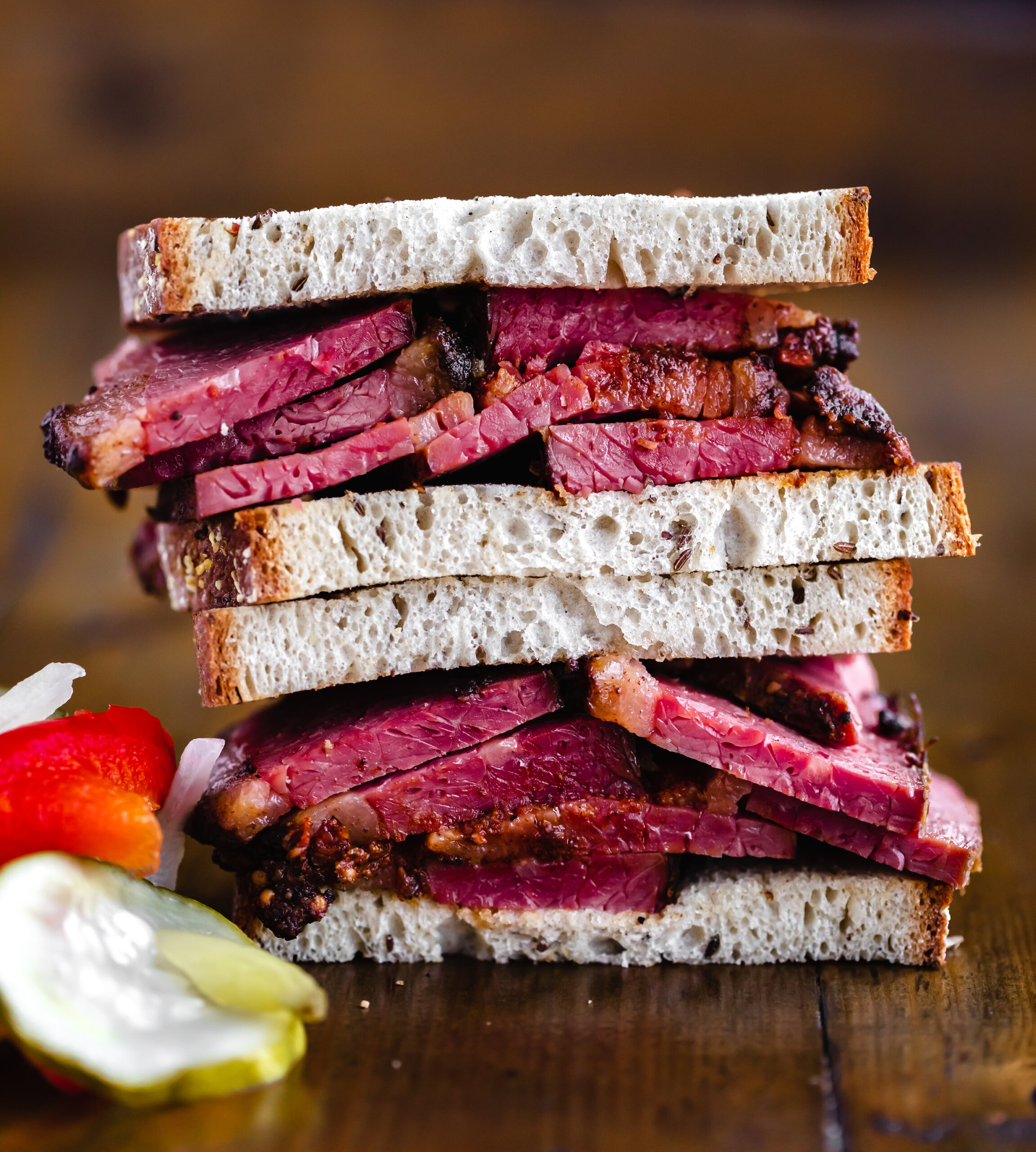 Pastrami Sandwich Station One Smokehouse