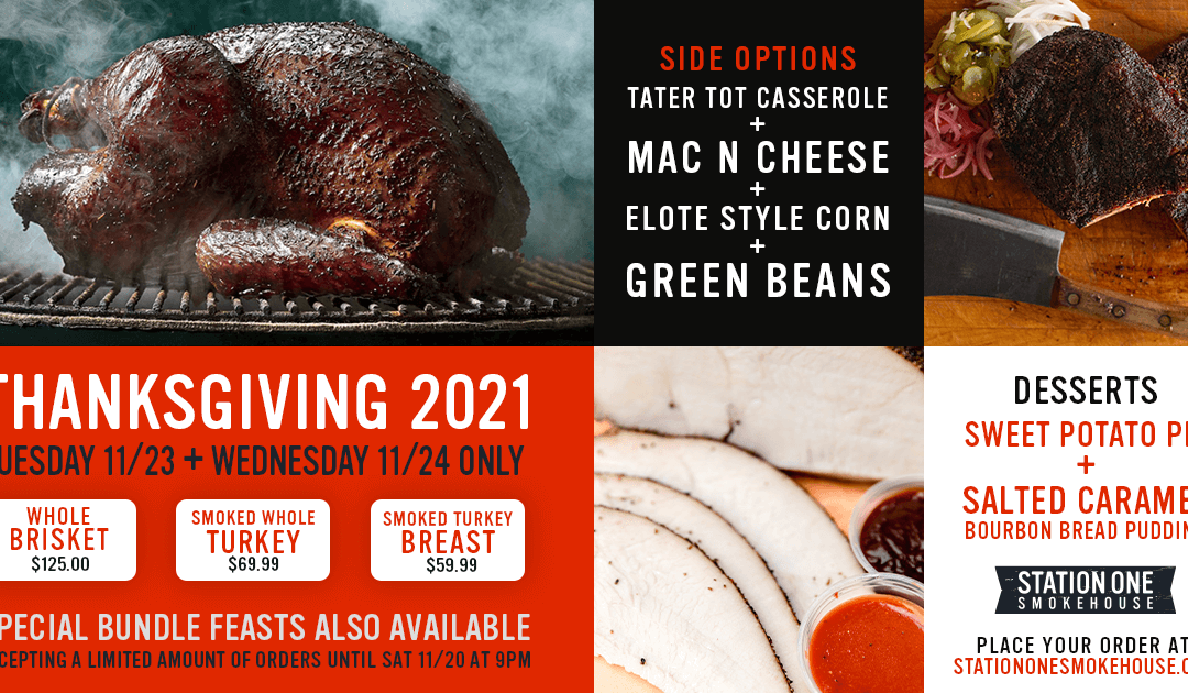 Thanksgiving SOLD OUT + Re-heating instructions