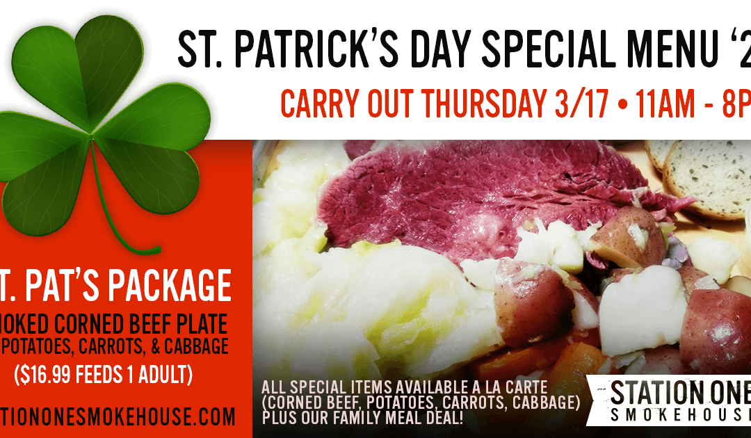 St. Patty’s Day ’22 Orders now Available