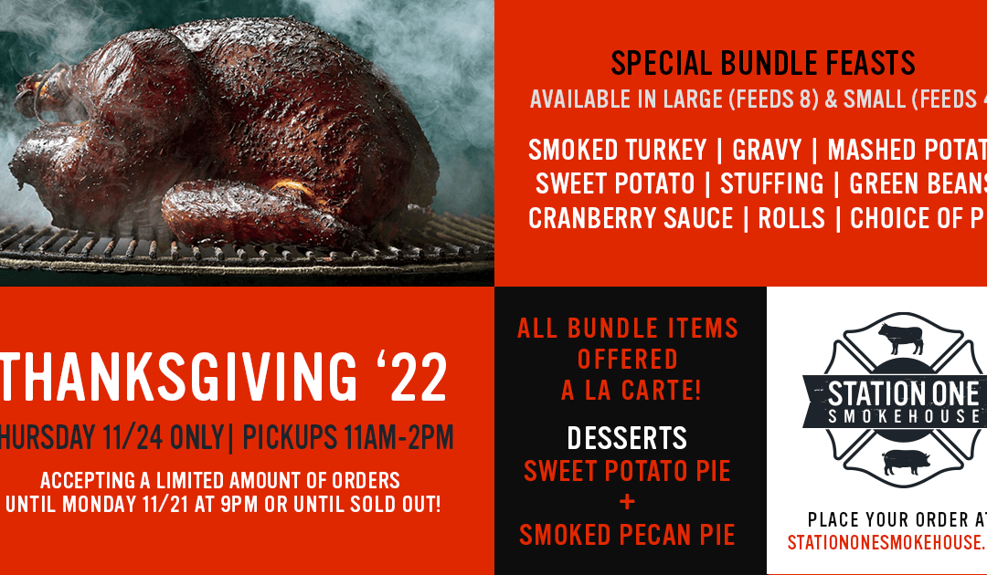 Thanksgiving 2022 Orders now Available