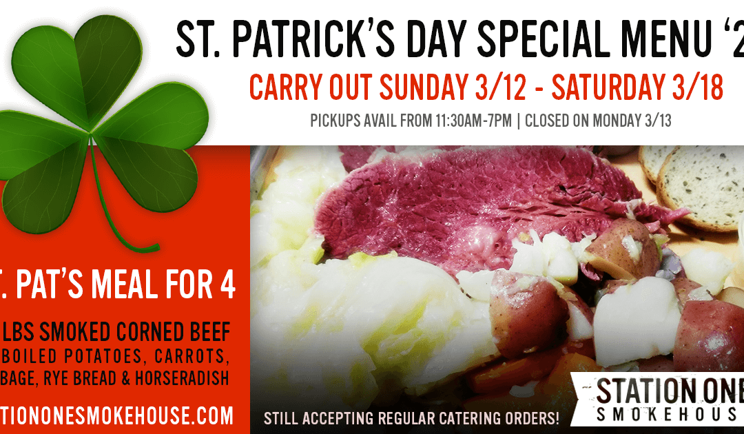 St. Paddy’s Day ’23 Orders now Available