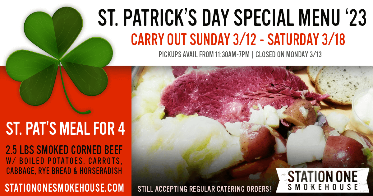 St. Paddy’s Day ’23 Orders now Available