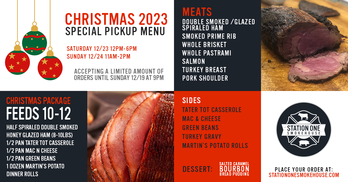 Christmas 2023 Special Menu Is Now Available!