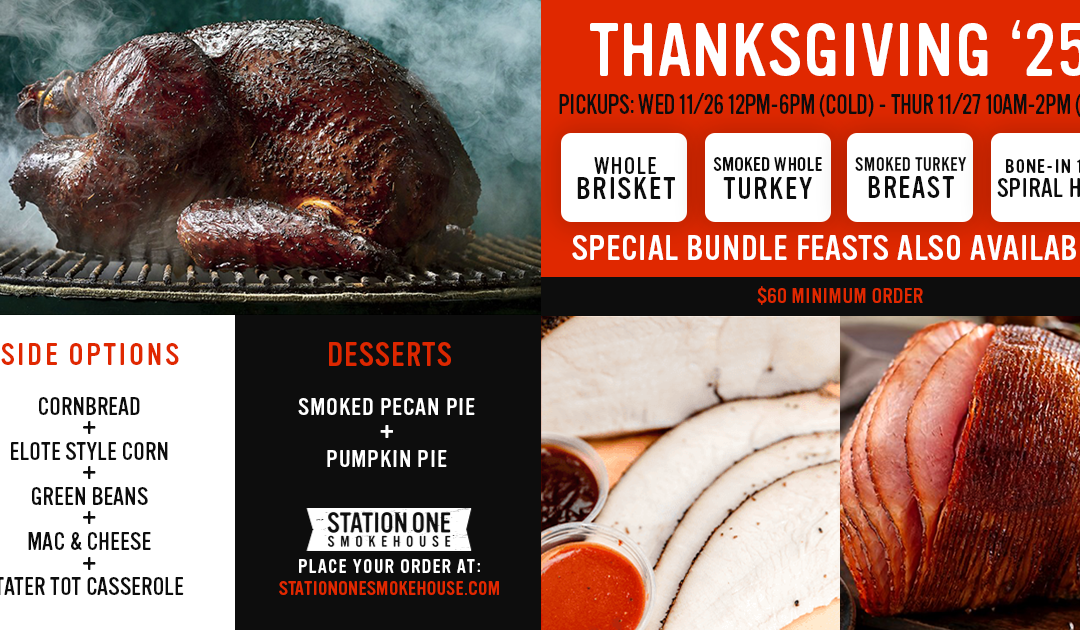 Thanksgiving 2025 Special Menu Is Now Available!