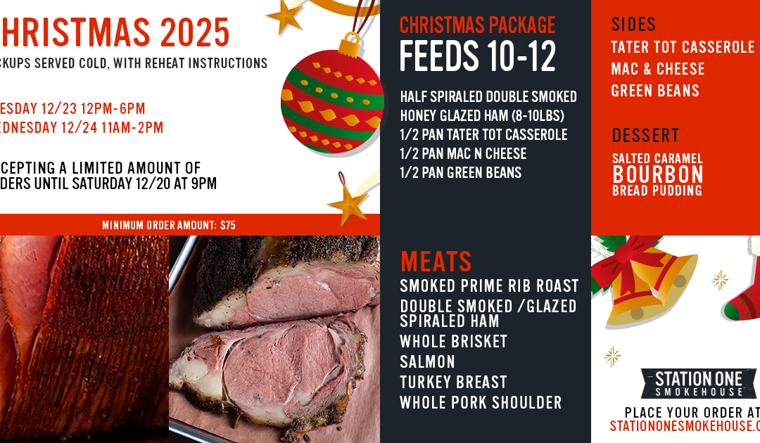 Christmas 2025 Special Menu Is Now Available!